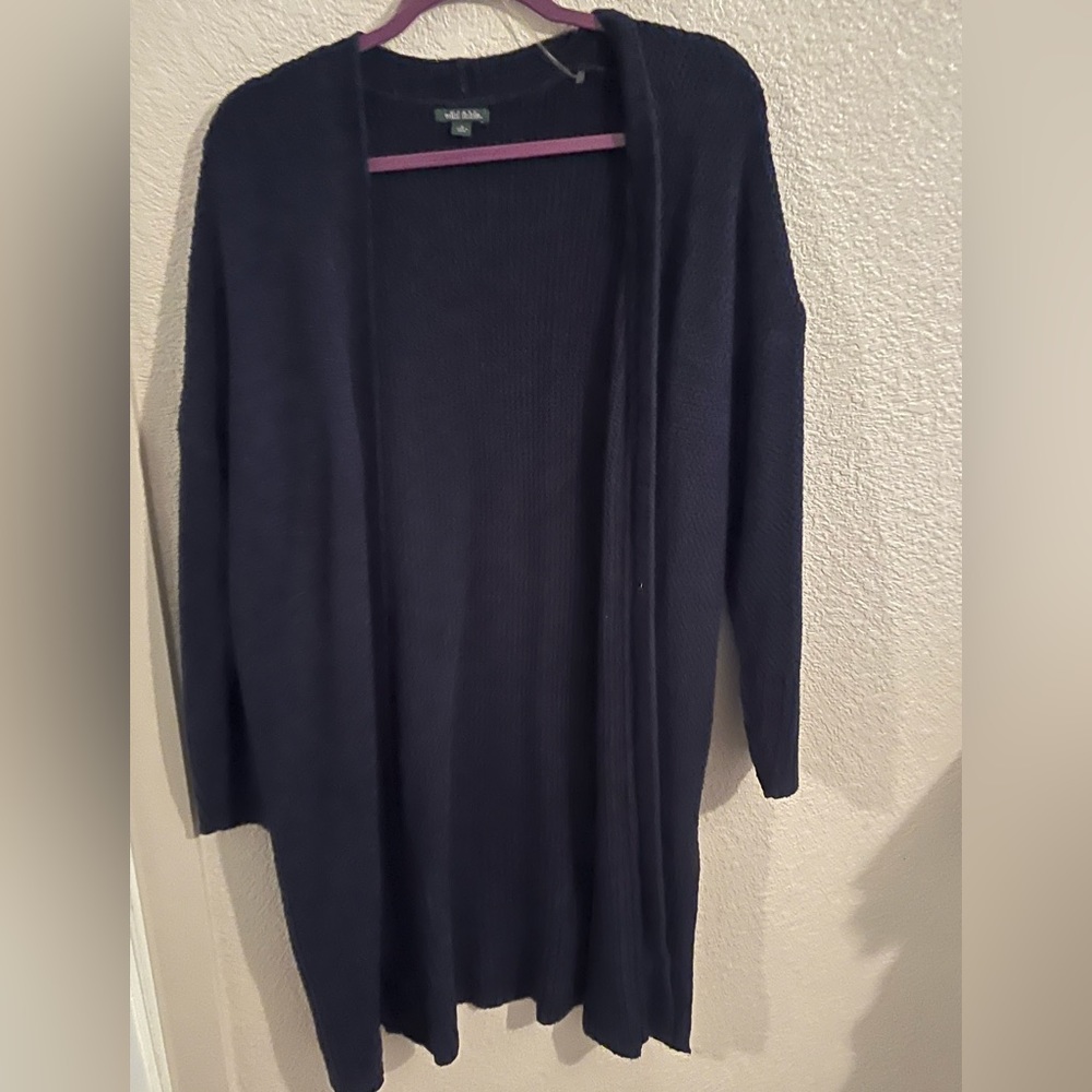 Cozy blue cardigan